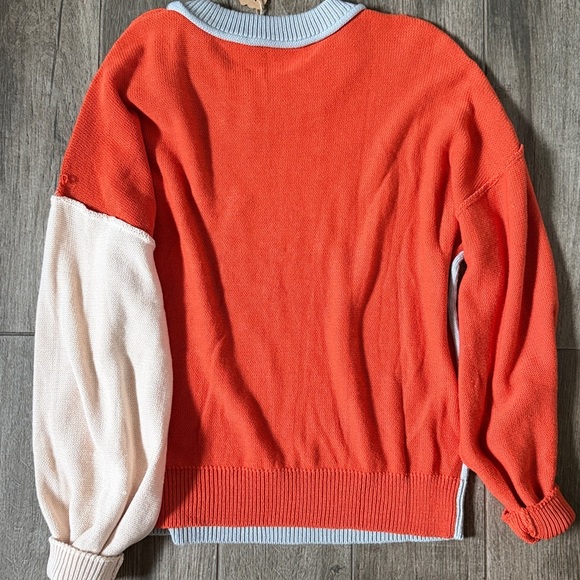 NWT Modshe Fall Colorblock Sweater - Picture 4 of 4